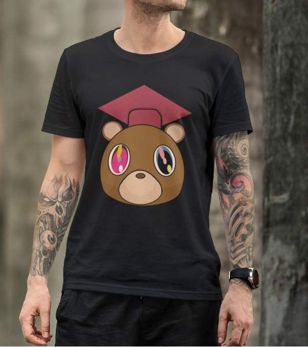 Graduation Bear Kanye West College Dropout Mascot T-Shirt