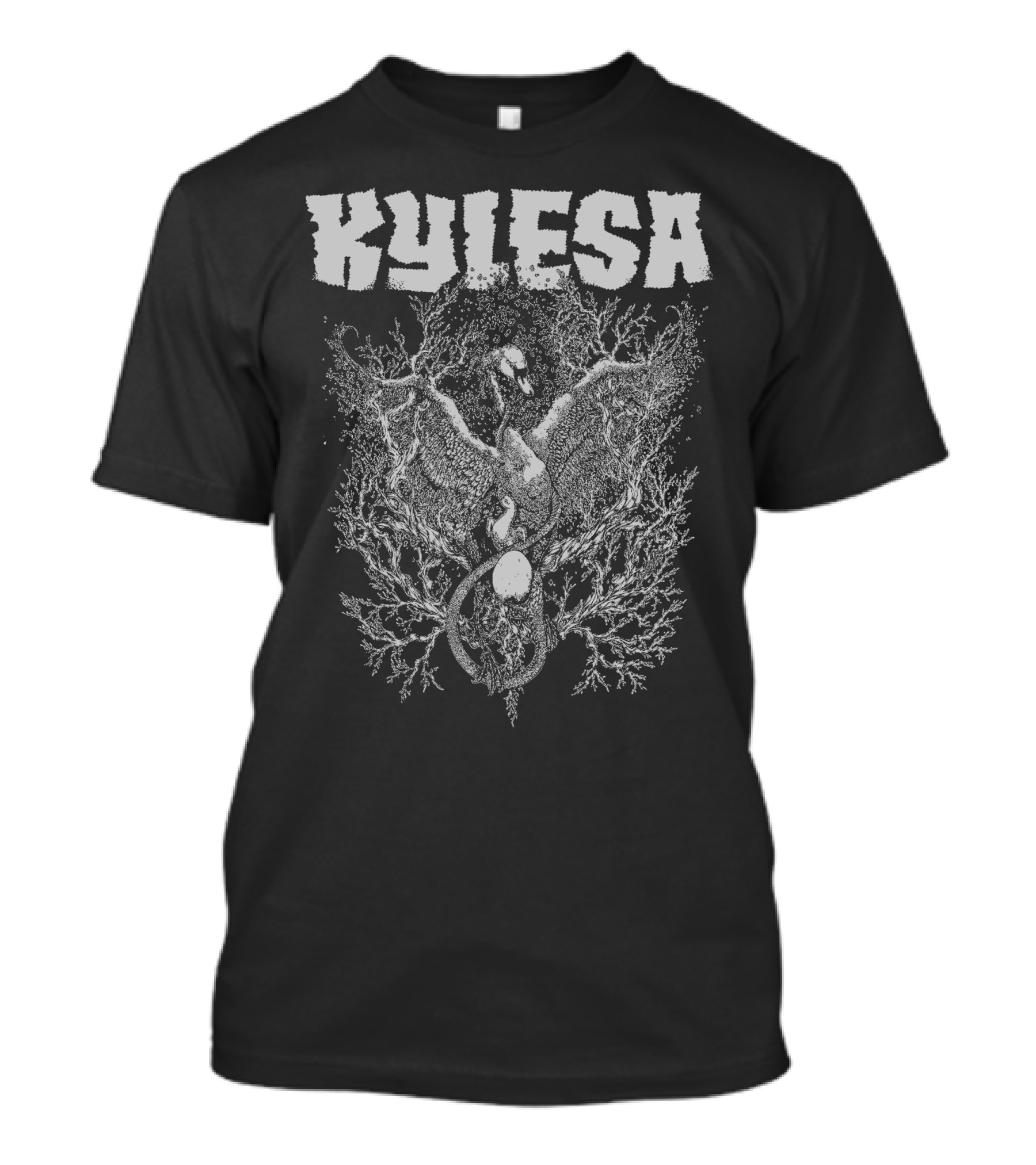 Kylesa Black Swans Of Ash Psychedelic Tree T-Shirt