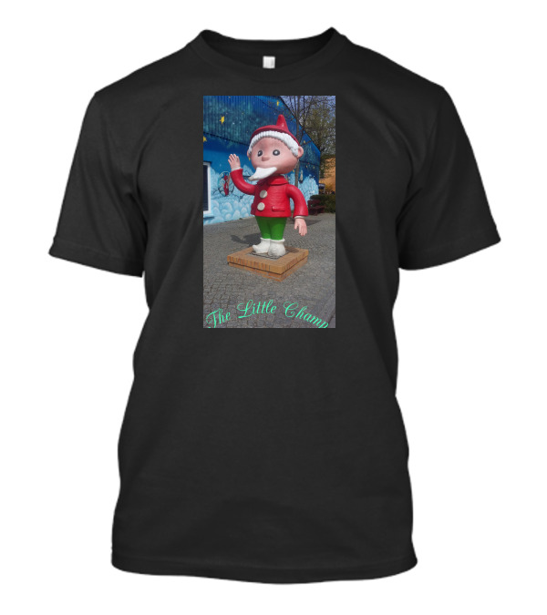 The Little Champ Santa Statue T-Shirt