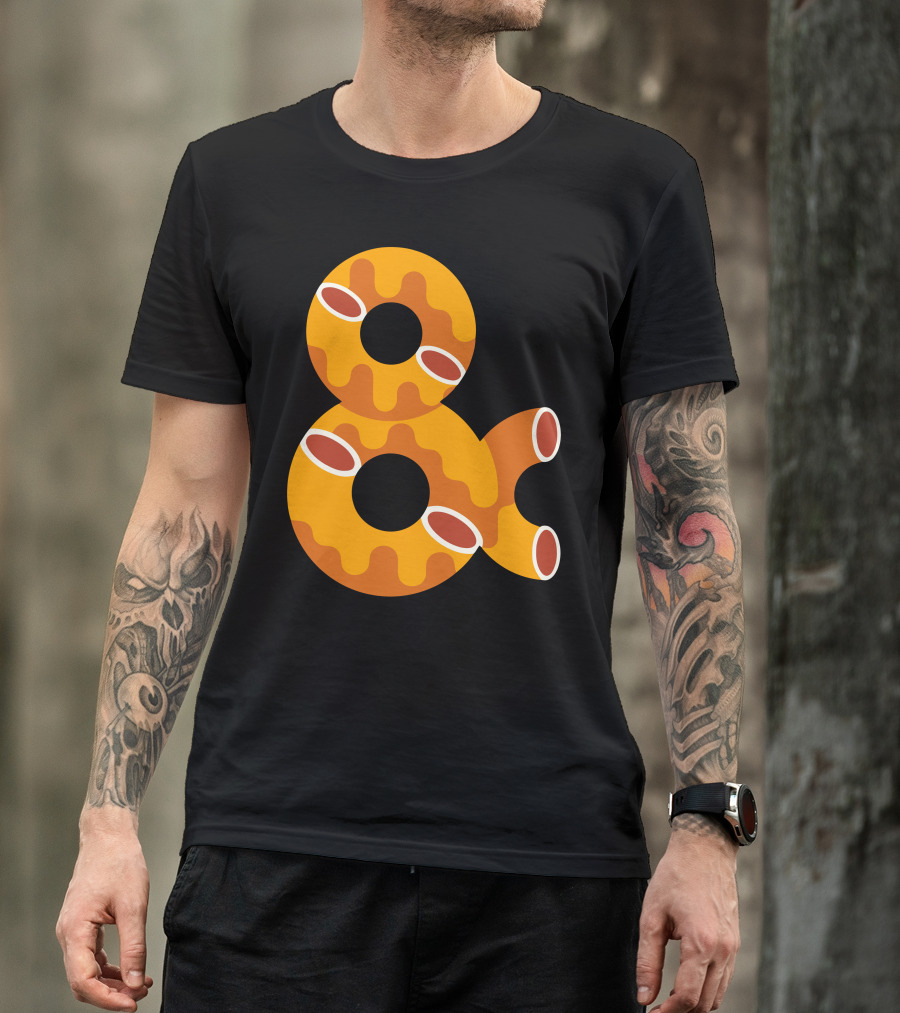 Mac Cheese Ampersand Elbow Pasta With Cheese And Sausage T-Shirt