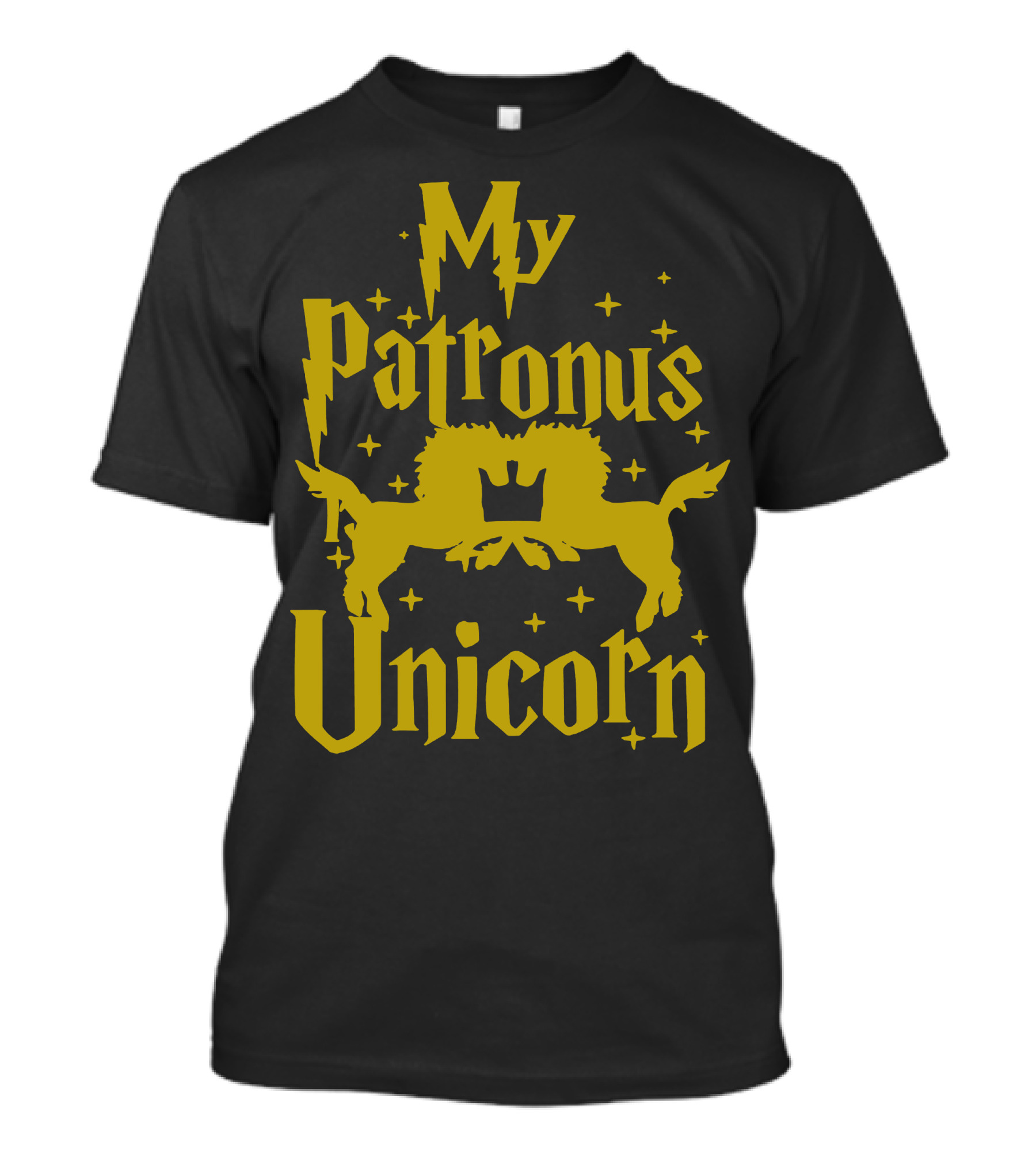 My Patronus Unicorn Golden Magical T-Shirt