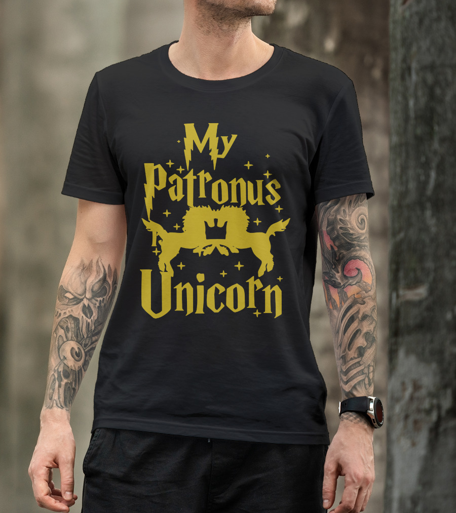 My Patronus Unicorn Golden Magical T-Shirt