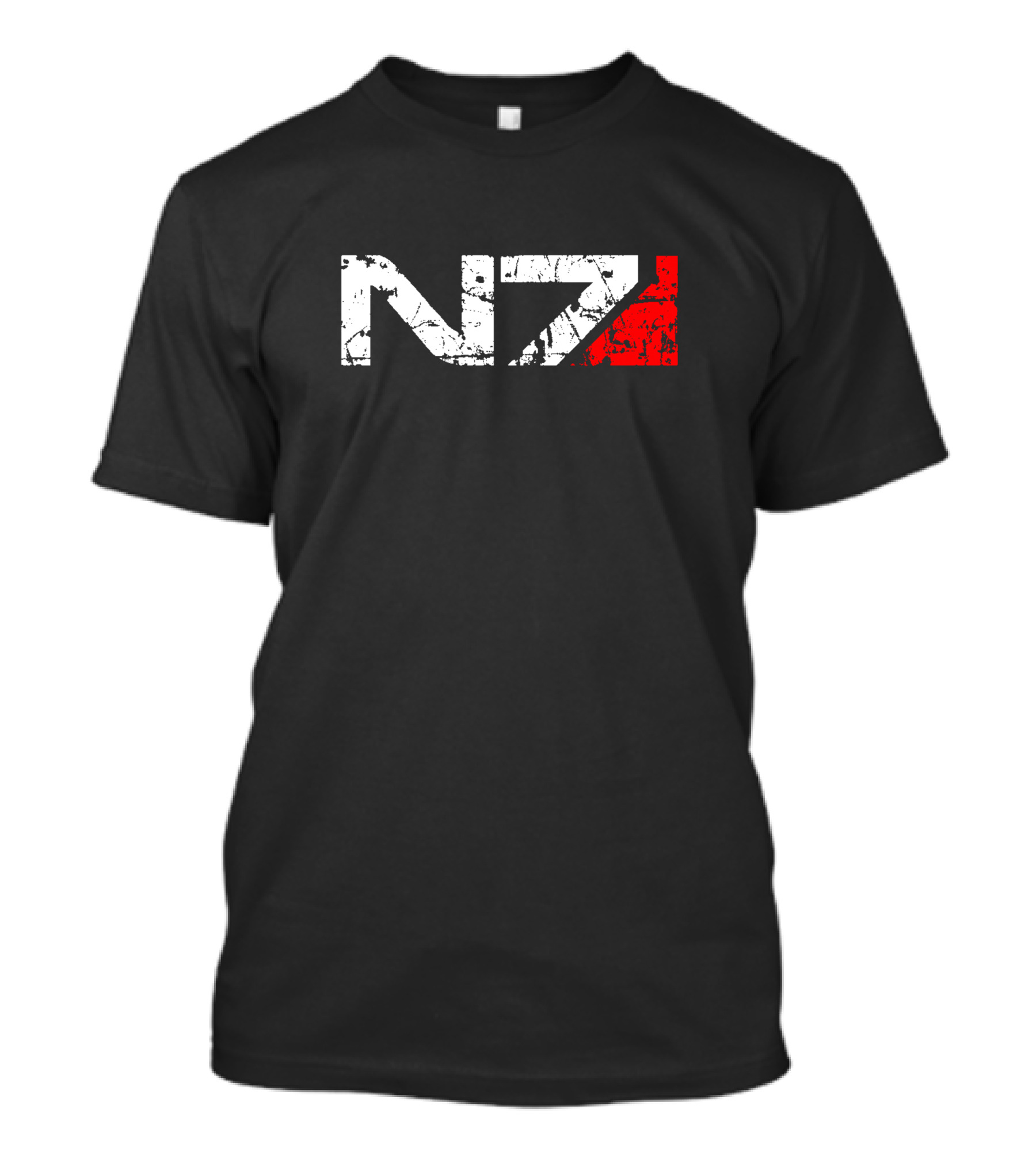 N7 Grunge Mass Effect Logo T-Shirt