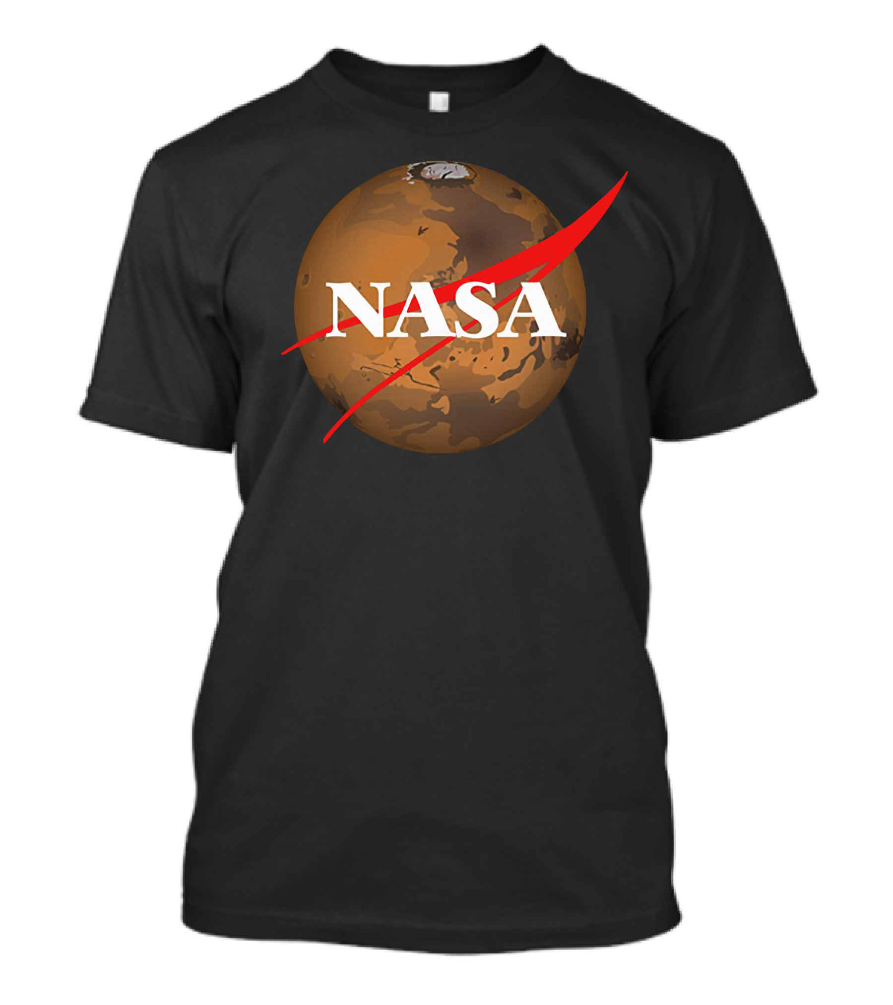 NASA Mars Exploration Space Logo Mars Planet T-Shirt