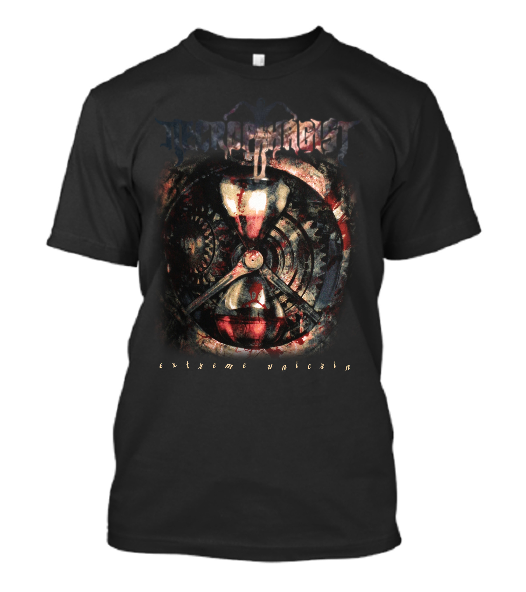 Necrophagist Extreme Unction Hourglass Gears T-Shirt
