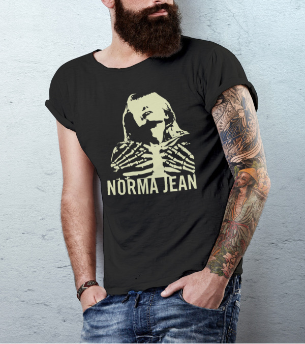 Norma Jean Skeleton Ribcage Image T-Shirt