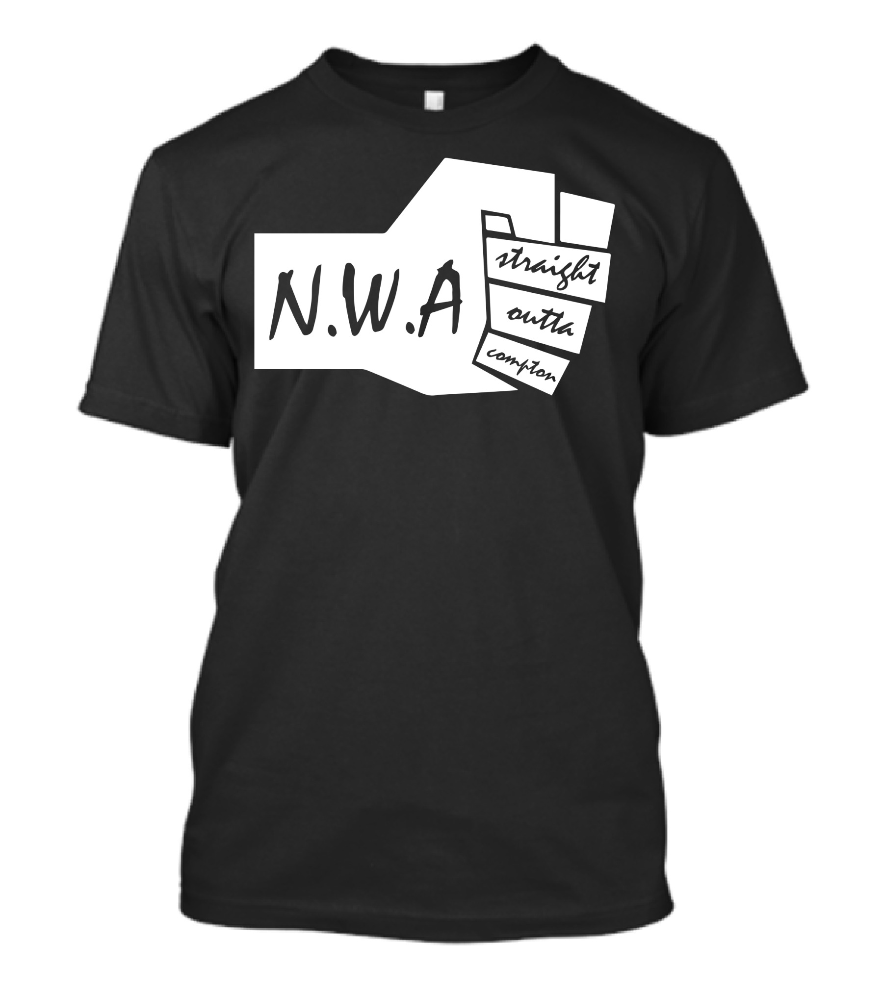 NWA Straight Outta Compton Fist T-Shirt