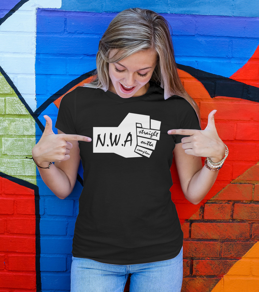 NWA Straight Outta Compton Fist T-Shirt