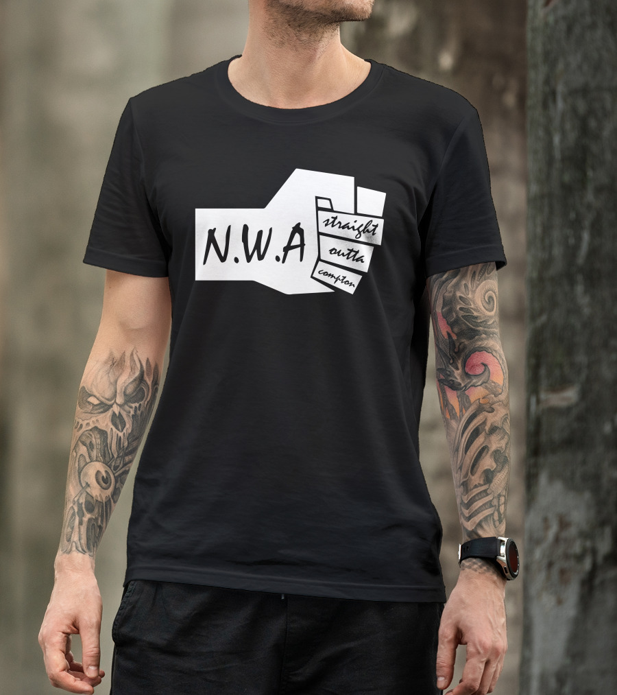 NWA Straight Outta Compton Fist T-Shirt