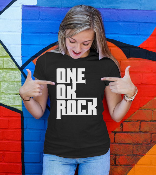 One Ok Rock Band Merchandise Text T-Shirt