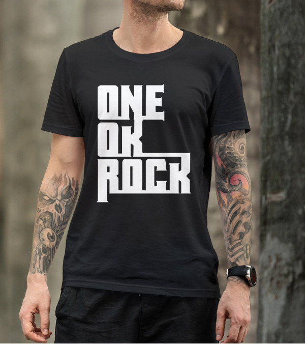 One Ok Rock Band Merchandise Text T-Shirt