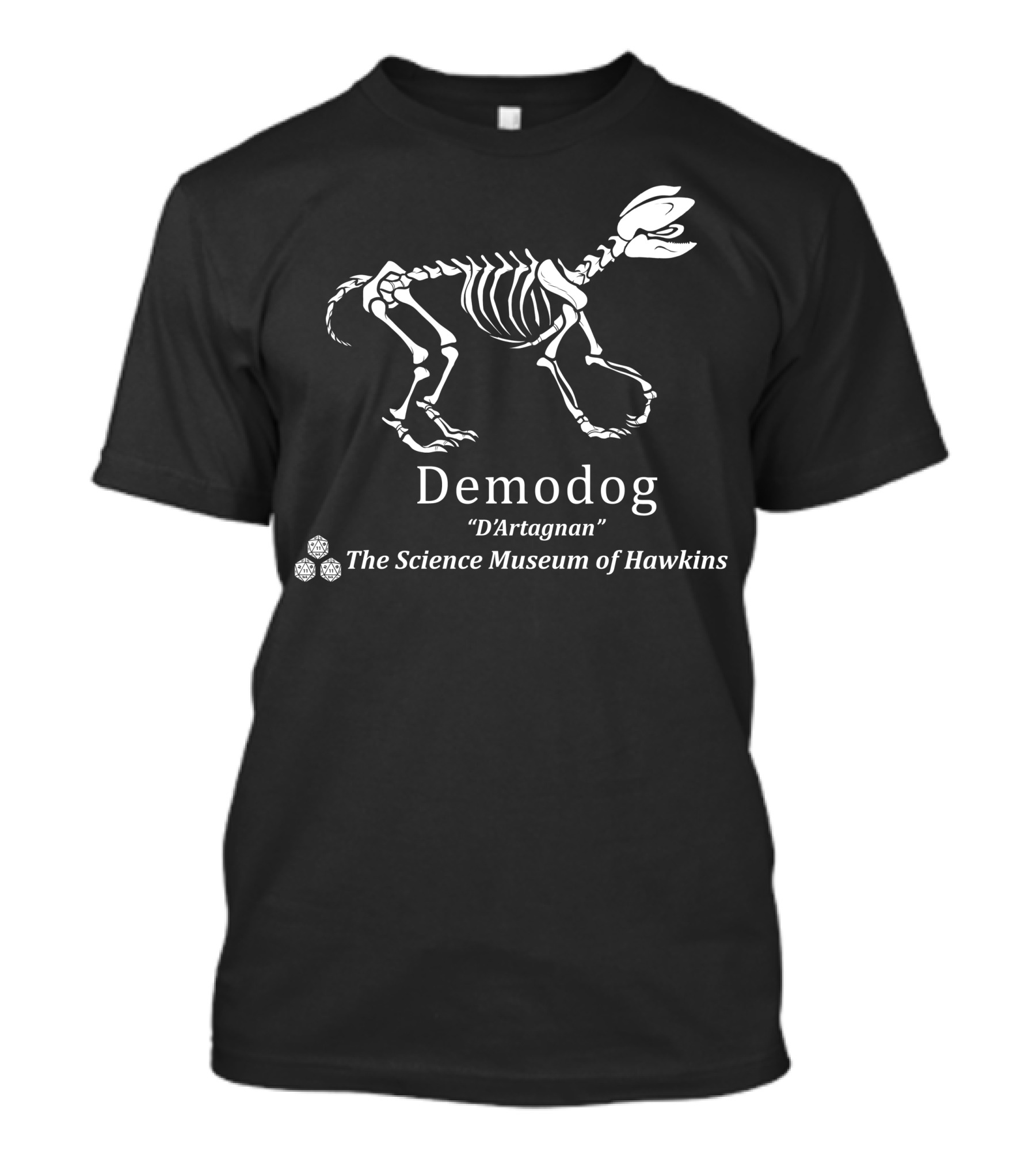 Demodog D'Artagnan Science Museum Of Hawkins T-Shirt
