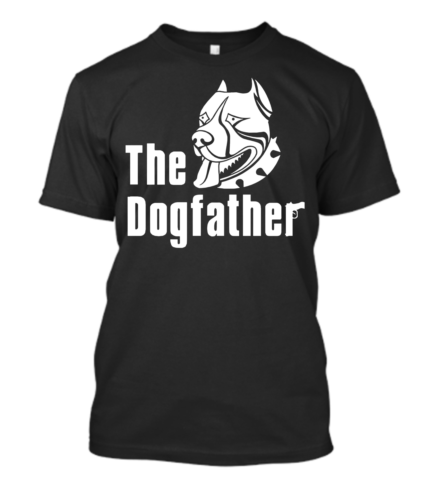 The Dogfather Pitbull Face T-Shirt