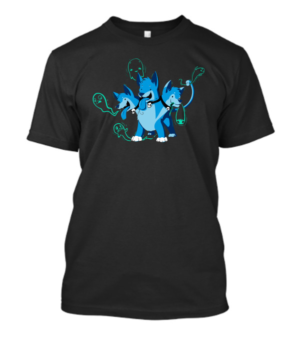 Pup In Training Cerberus Ghostly Guardians T-Shirt
