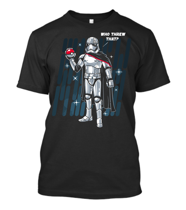 Rare Shiny Trooper Who Threw That Pokéball Crossover T-Shirt