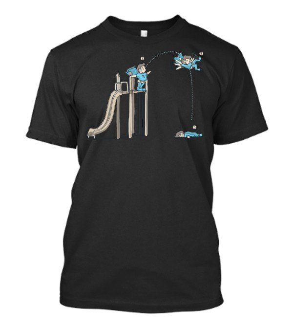 Reality Isn't Superhero Slide Jump Landing T-Shirt