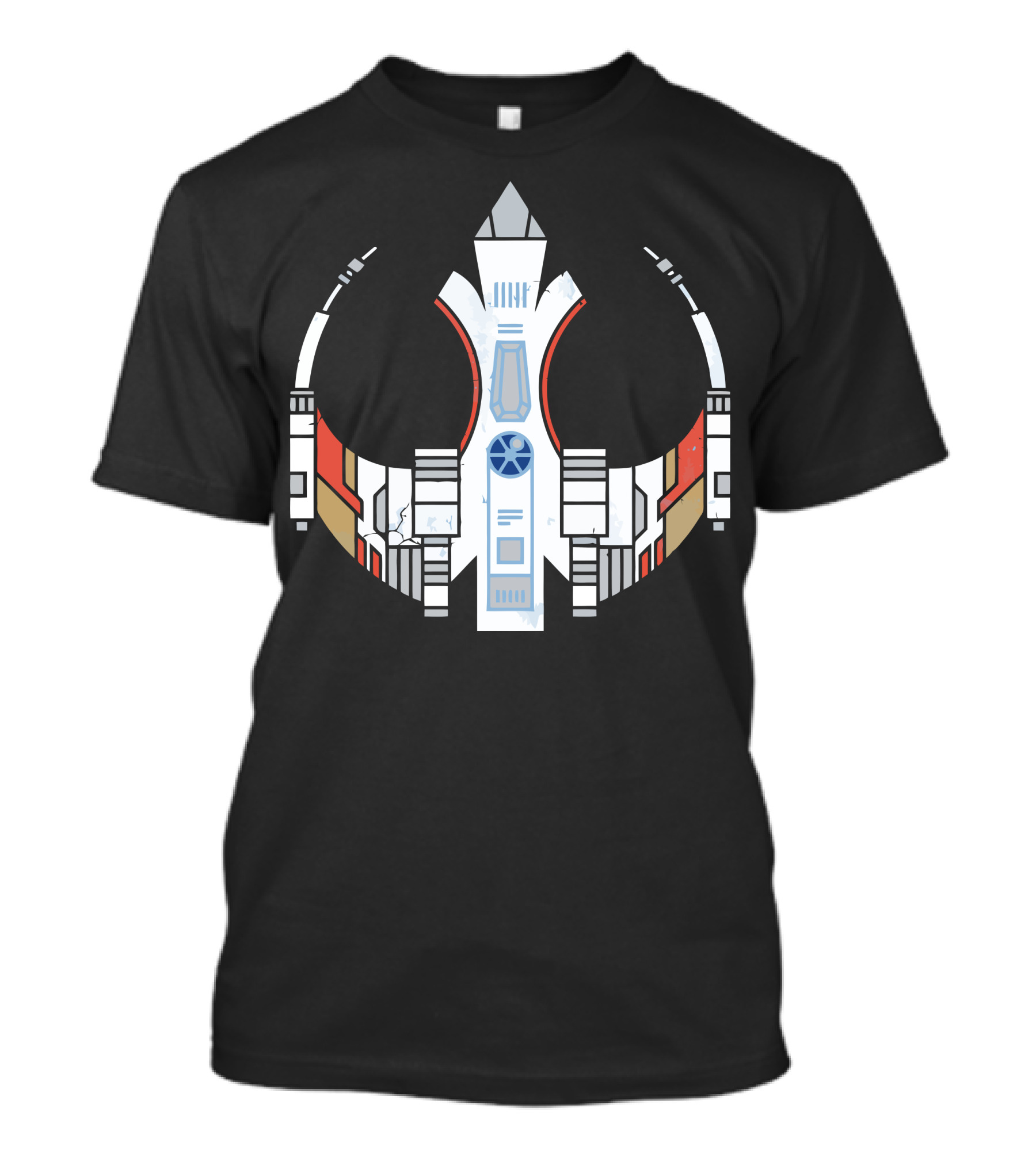 Rebel Starship Emblem Fusion T-Shirt