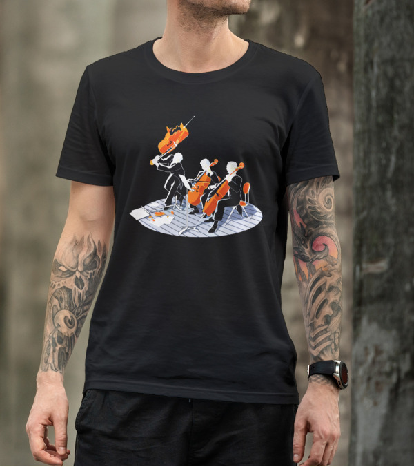 Rock Me Amadeus Orchestra Chaos Strings T-Shirt