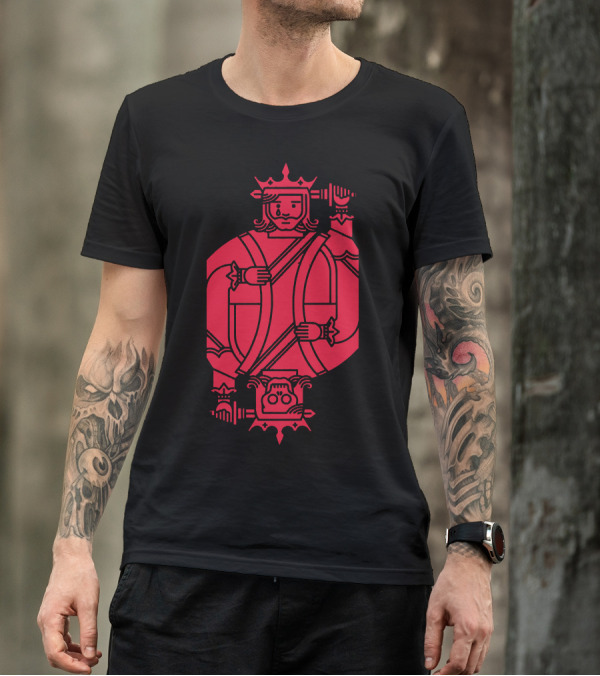 Royal Blues King Of Hearts T-Shirt