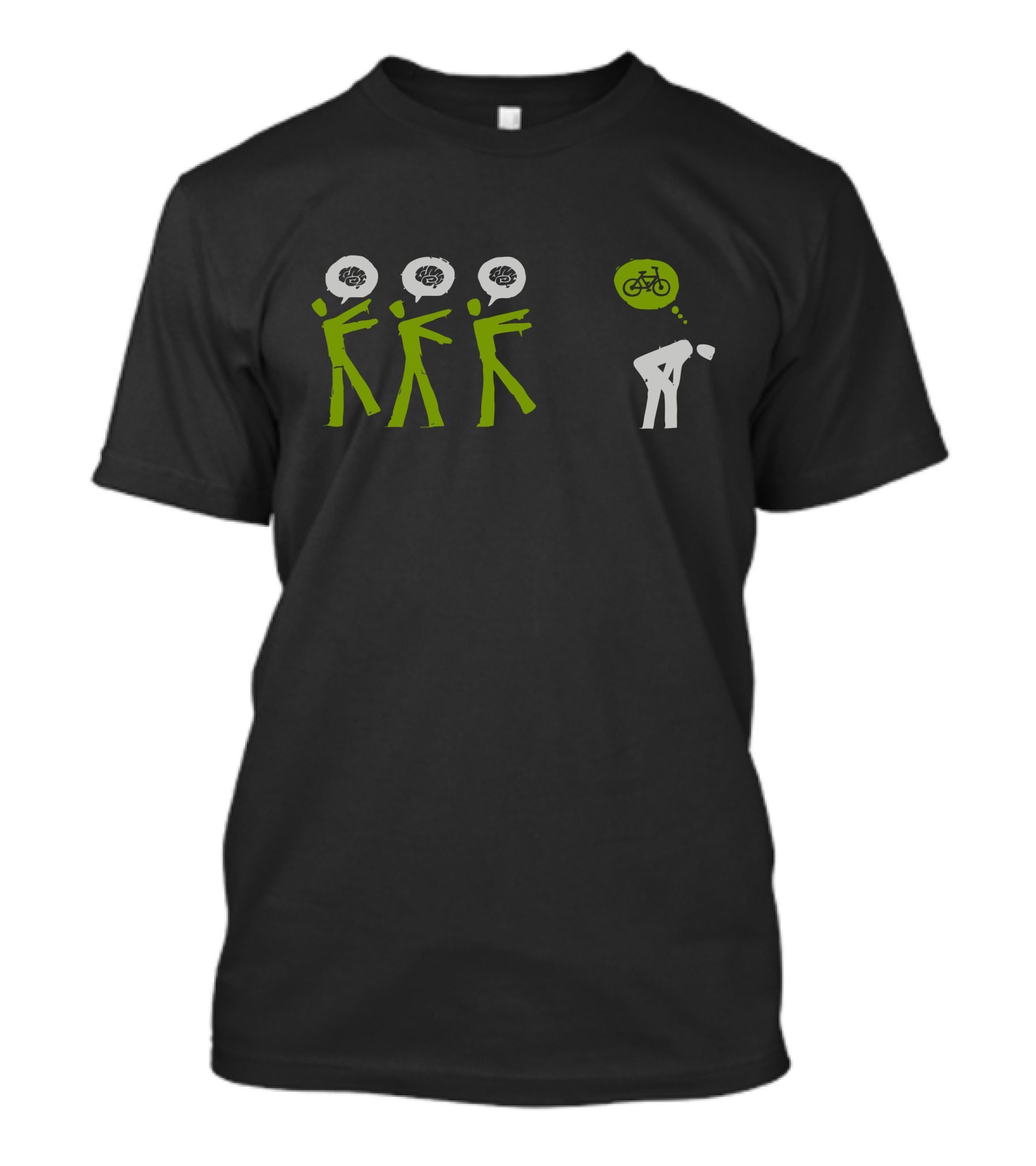 Rule No1 Cardio Zombies And Bicycles T-Shirt