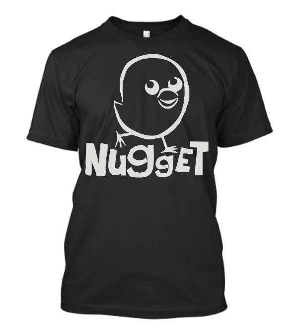 Silly Chicken Nugget Playful Cartoon Character T-Shirt