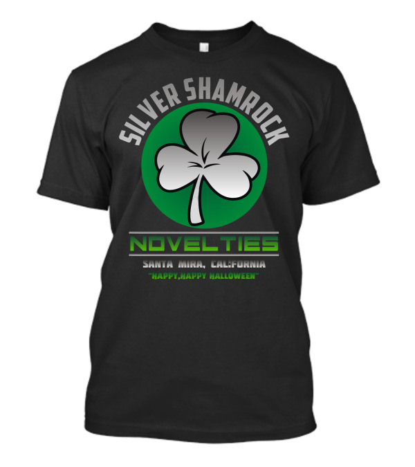 Silver Shamrock Novelties Santa Mira California Happy Happy Halloween T-Shirt