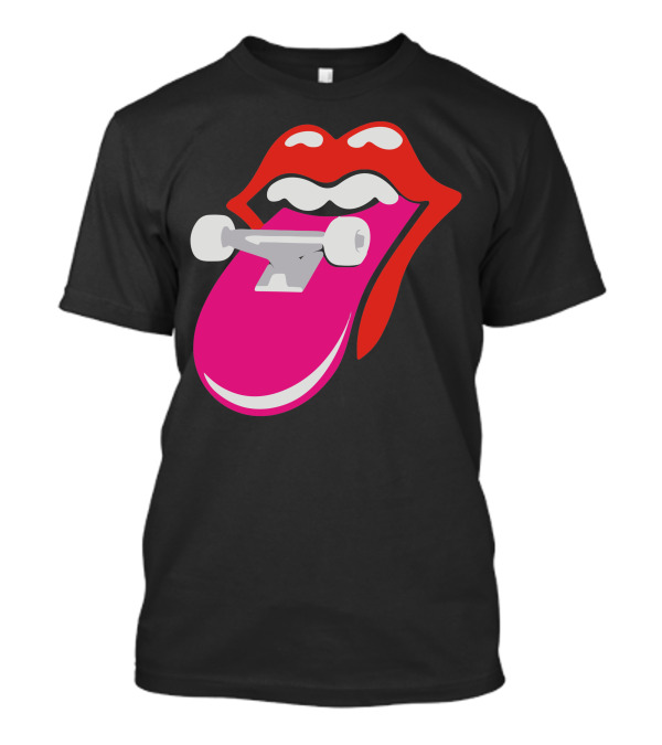 Skateboarding Tongue Icon Rolling Stones T-Shirt