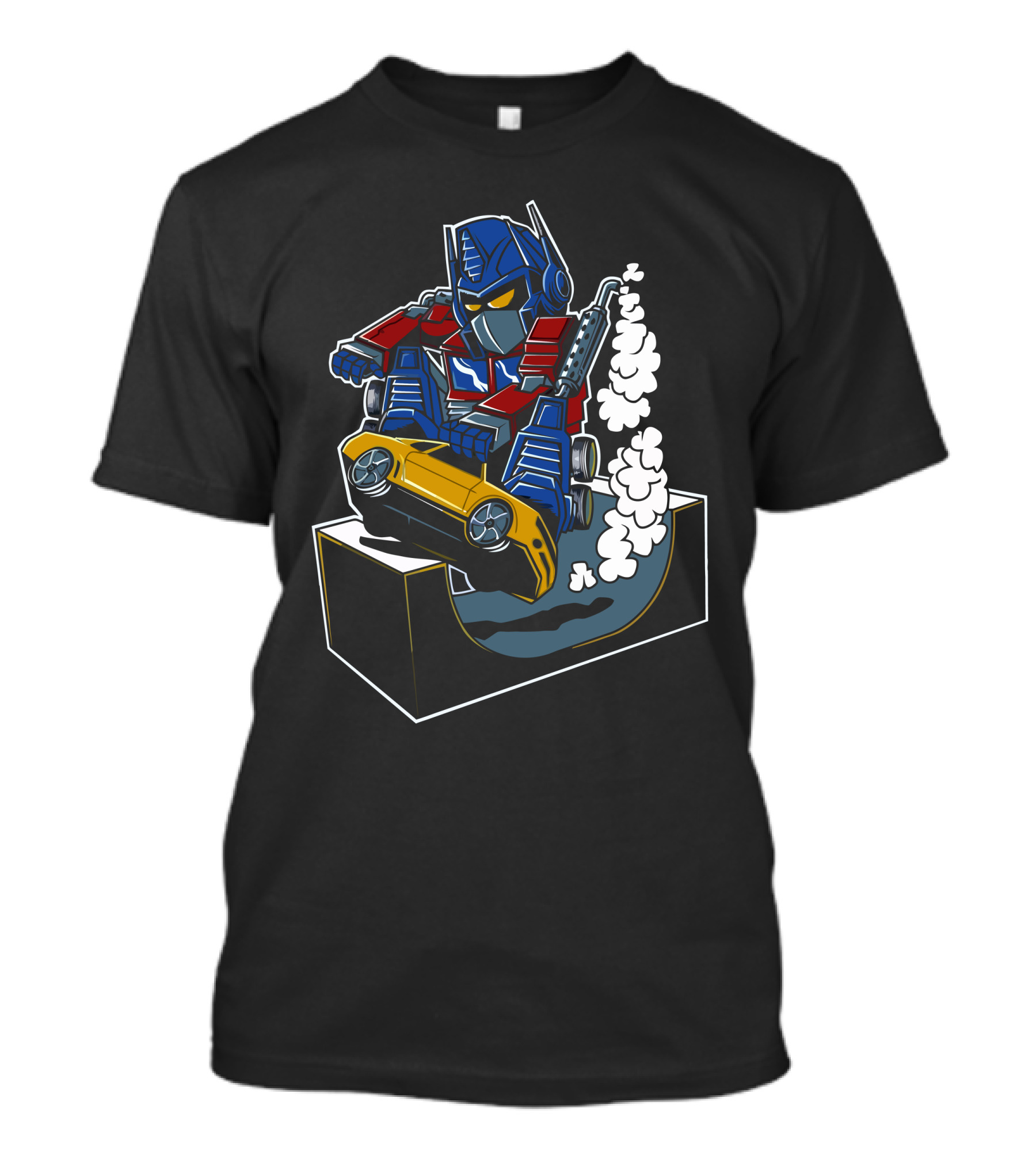 Optimus Skater Prime Skateboarding Ramp Trick T-Shirt