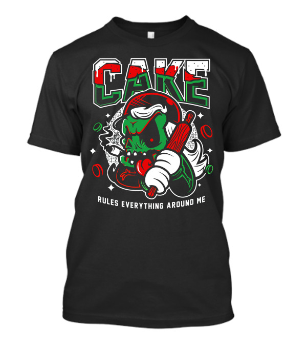 CAKE Rules Everything Around Me Skull Cooking T-Shirt