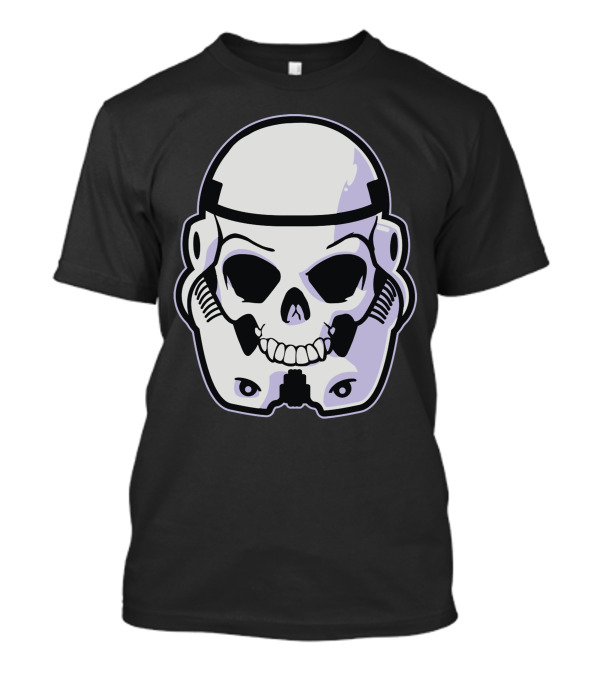 Skull Trooper Stormtrooper Mashup Star Wars Helmet Skull T-Shirt
