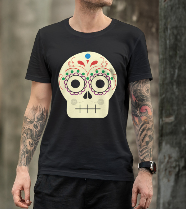 Day Of The Dead Sugar Skull T-Shirt