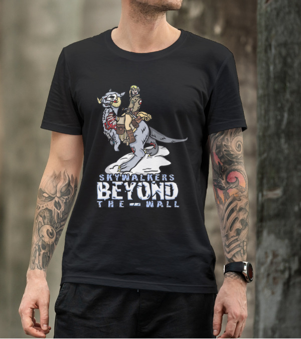 Skywalkers Beyond The Wall Crossover Tauntaun Creature Rider Adventure T-Shirt