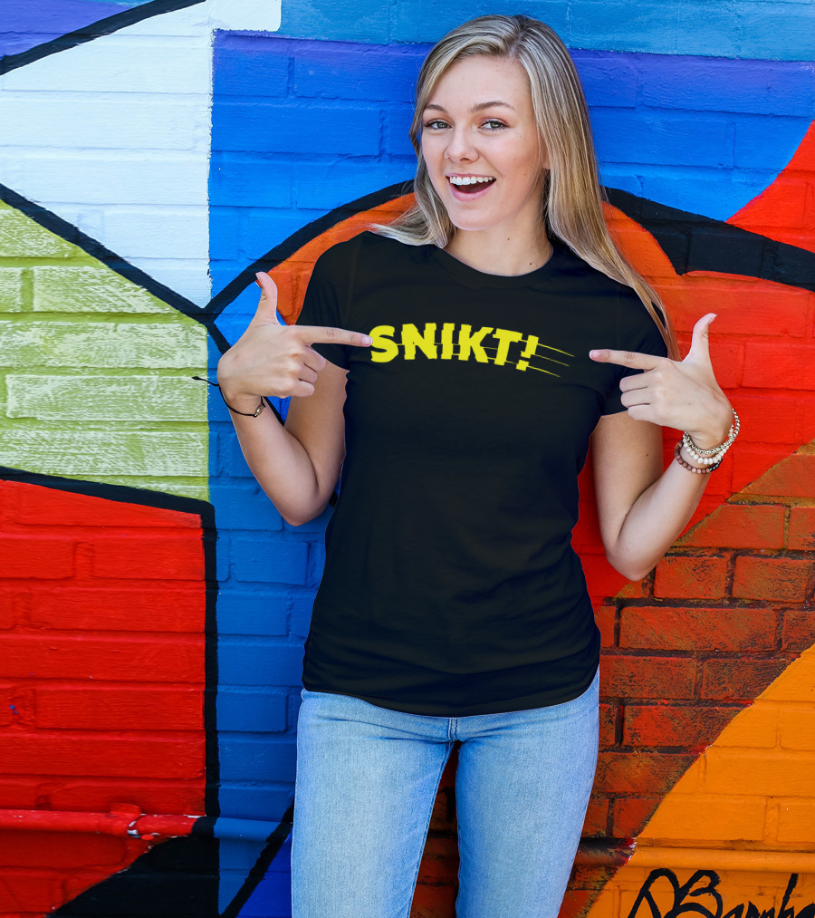 SNIKT Comic Book Sound Effect T-Shirt
