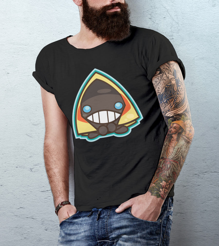 Snow Imp Happy Cute Monster Blue Eyes Bright Cloak T-Shirt
