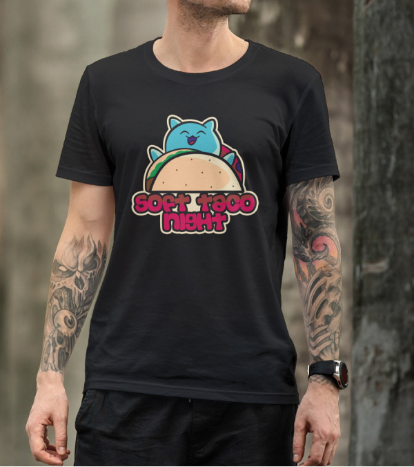 Soft Taco Night Cute Creature Connoisseur T-Shirt
