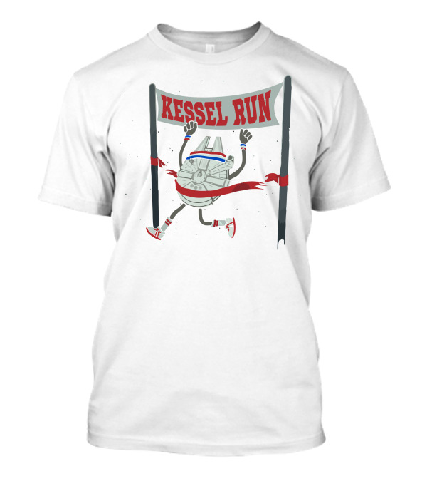 Kessel Run Spaceship Finish Line Victory T-Shirt