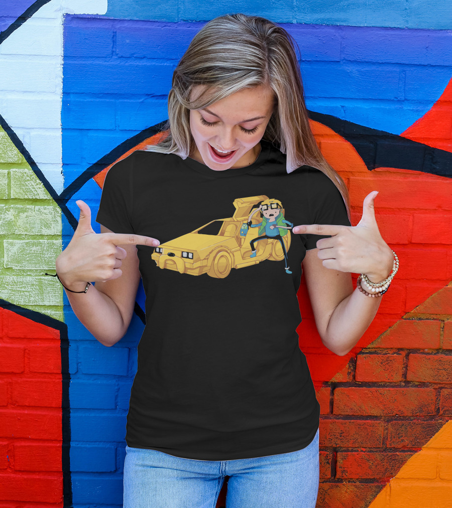 Wrinkled In Time Adventure Car Mashup T-Shirt