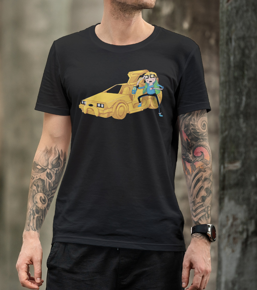 Wrinkled In Time Adventure Car Mashup T-Shirt