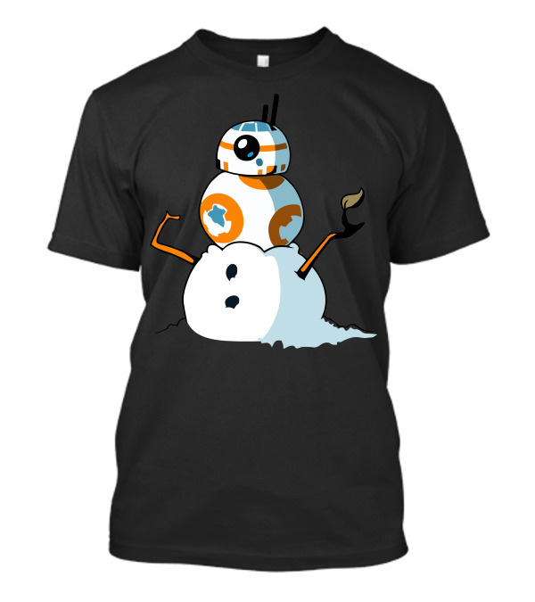 Bb 8 Snowman Star Wars Droid Winter Concept T-Shirt