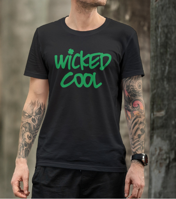 Boston Southie Wicked Cool Shamrock Green T-Shirt