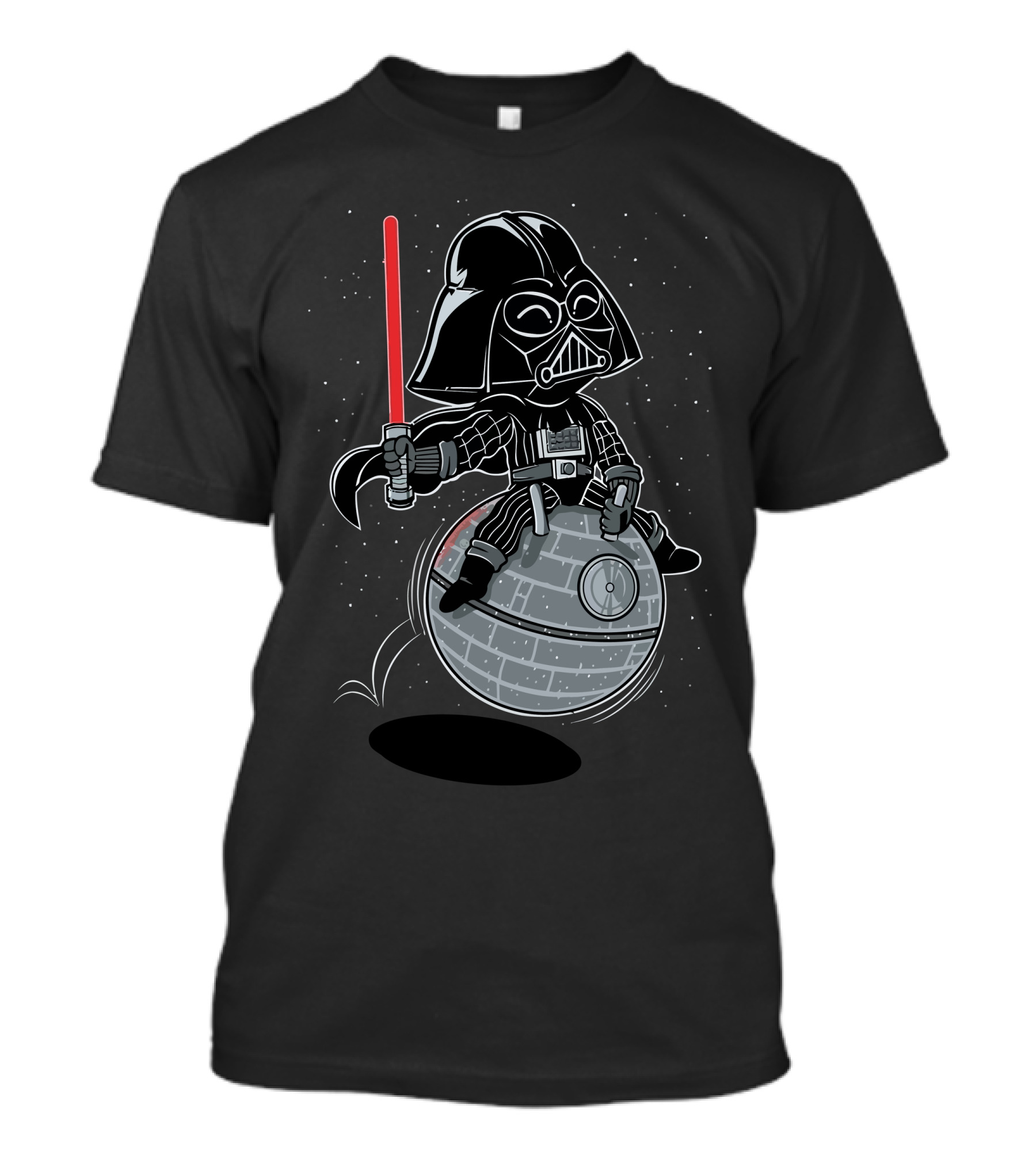 Bouncy Star Sith Riding Death Sphere T-Shirt