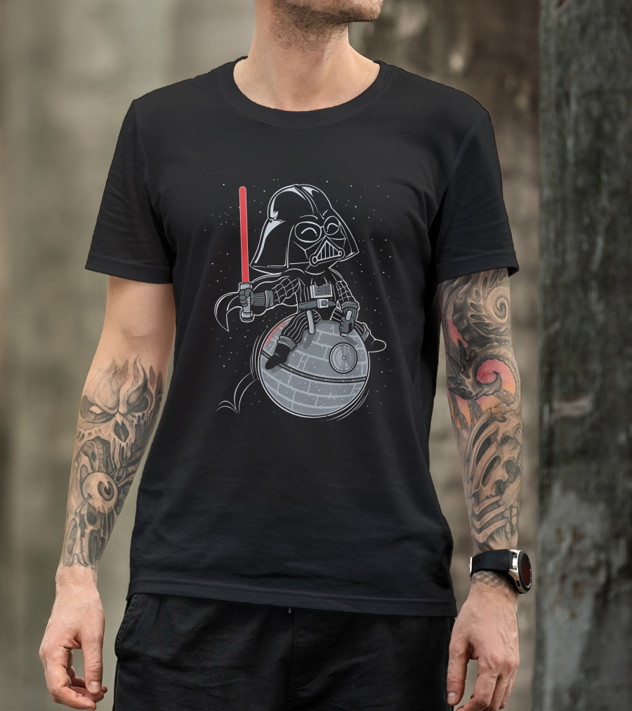 Bouncy Star Sith Riding Death Sphere T-Shirt