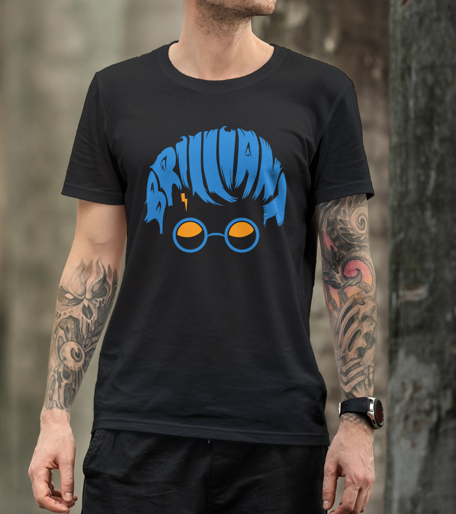 Brilliant Wizard Lightning Glasses Hair T-Shirt