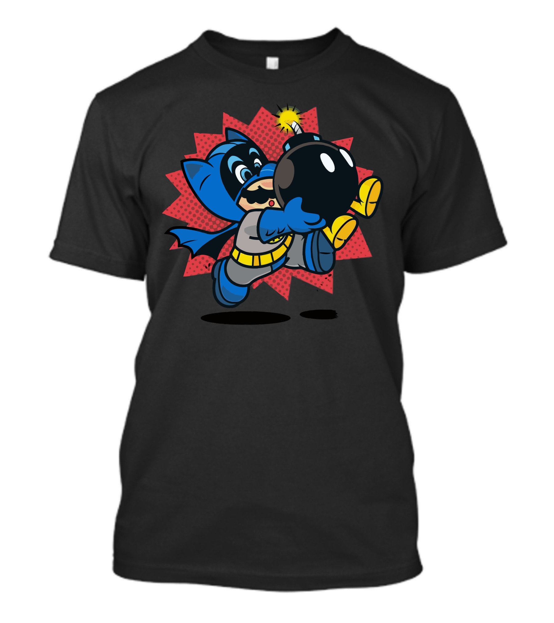 Can't Get Rid Of A Bob Omb Batman Mario Mashup T-Shirt