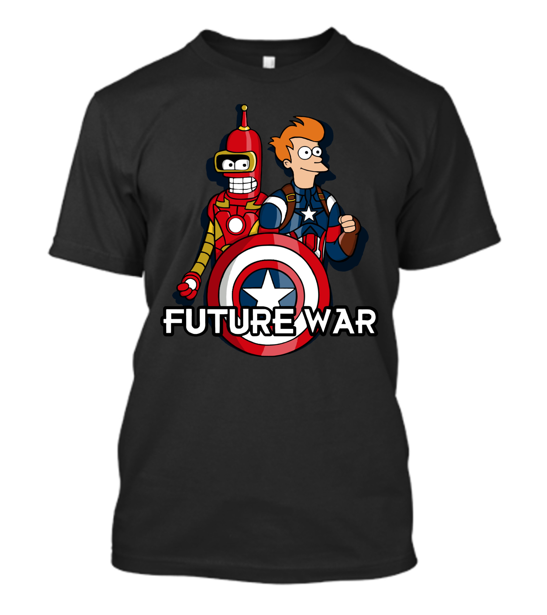 Captain Fry And Iron Bender In A Civil Future War T-Shirt