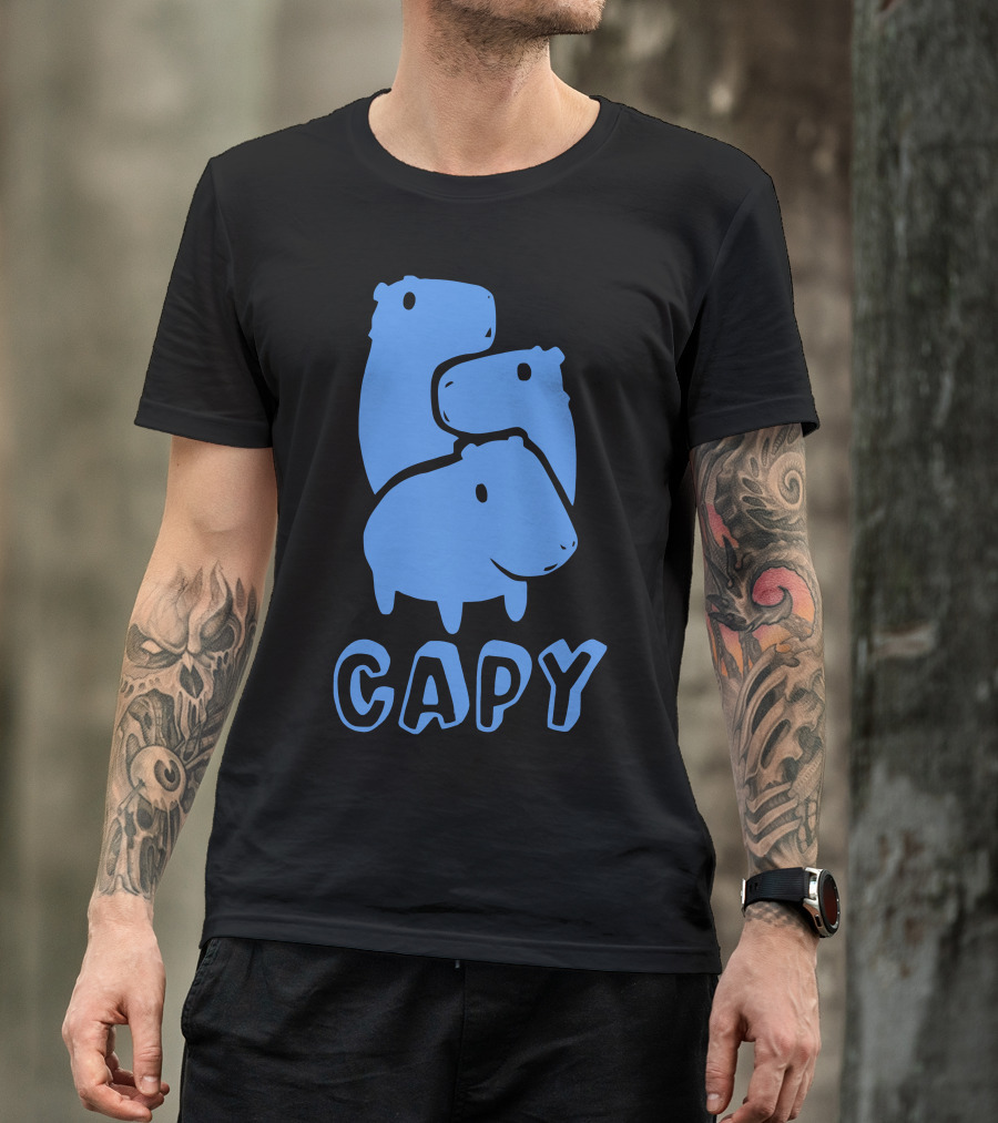 CAPY Blue Trio T-Shirt