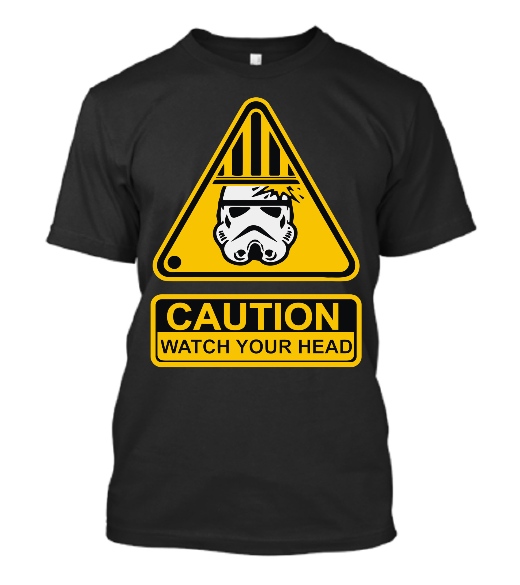Caution Watch Your Head Stormtrooper Star Wars T-Shirt