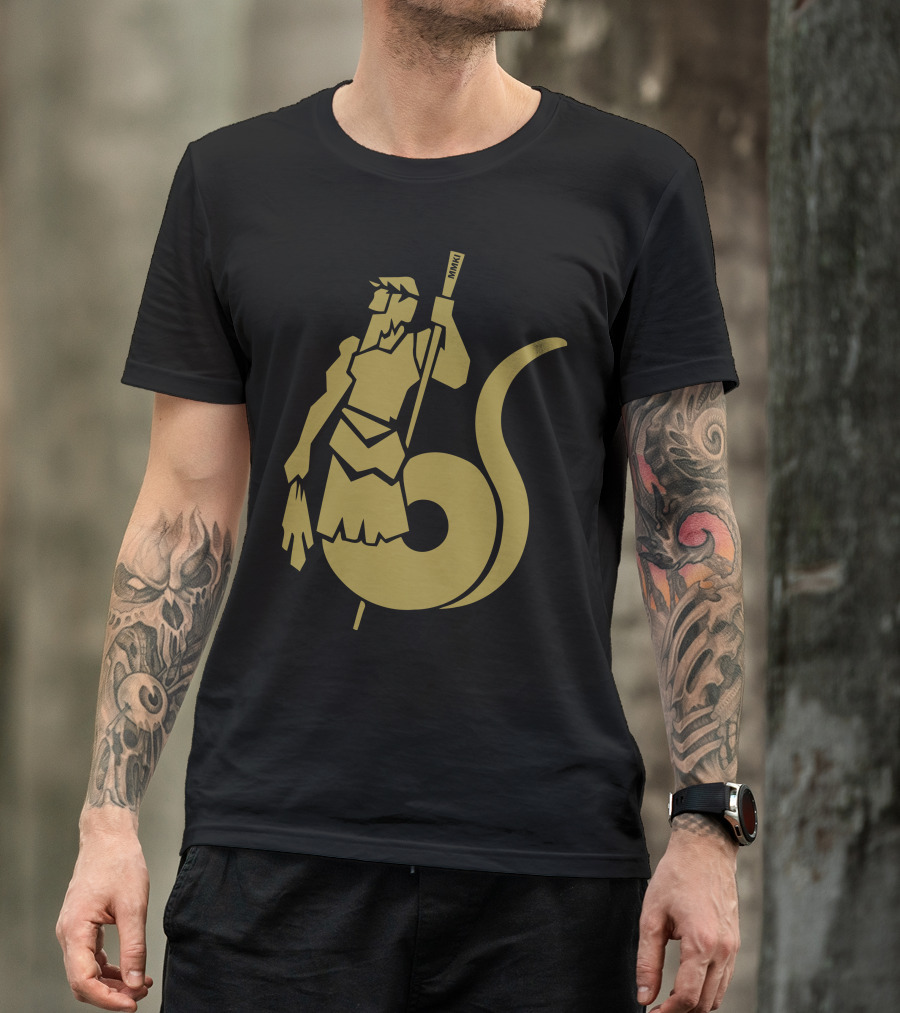 Cecrops Geometric Figure With Staff And Shell Shape T-Shirt