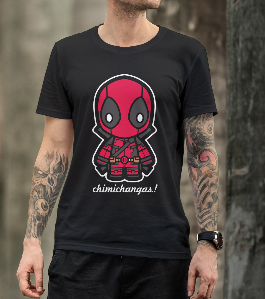Chimichangas Deadpool Cartoon T-Shirt