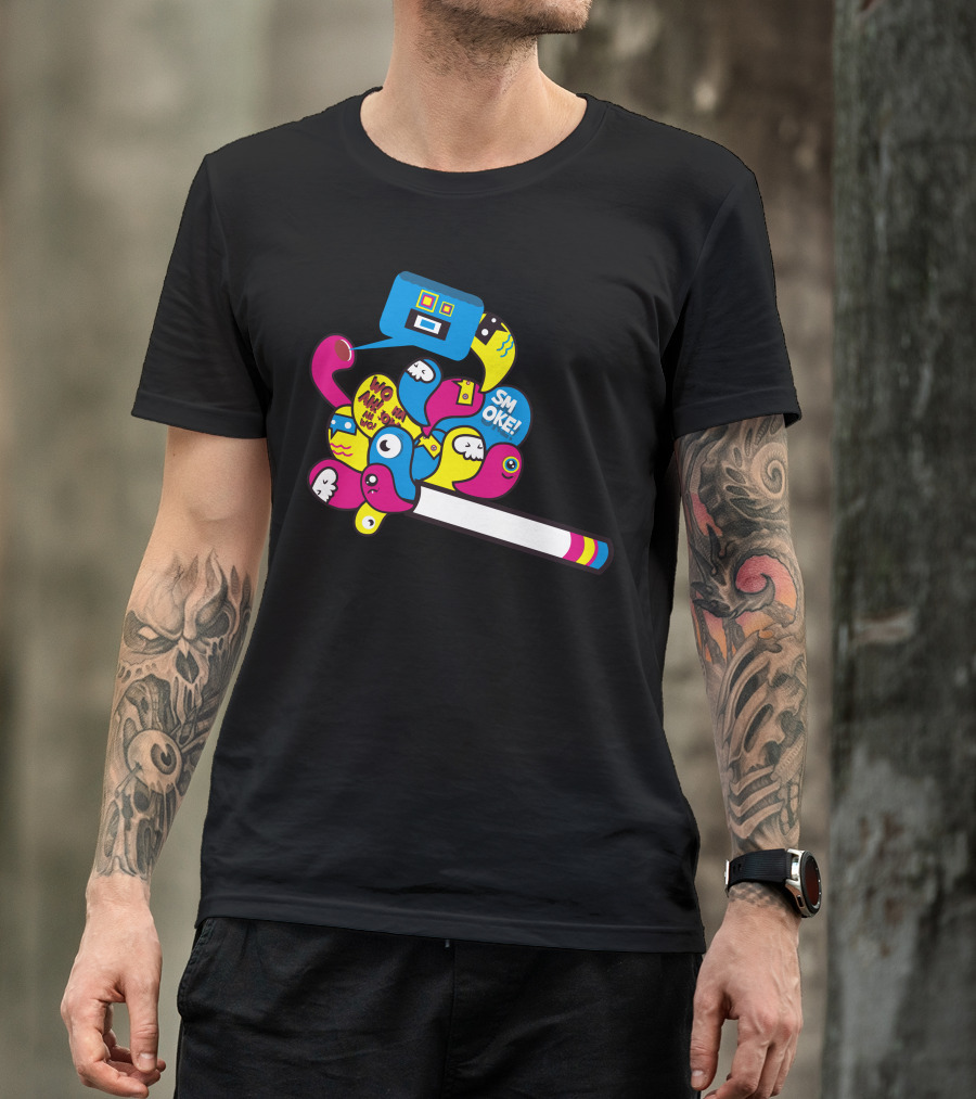 SMOKE IN NO SMOKING AREA Ciggarette T-Shirt